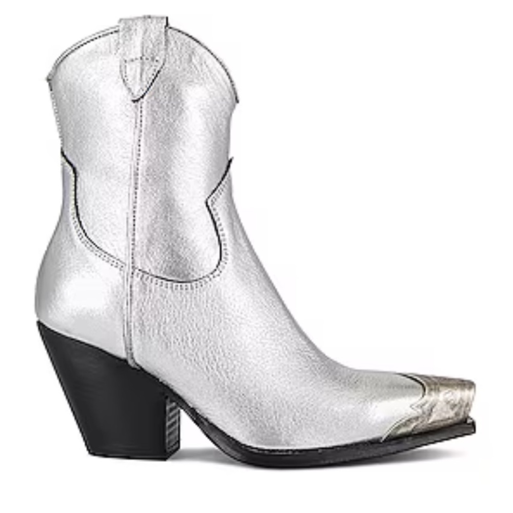 Free People Brayden Western Boots in Pewter - Picture 2 of 4